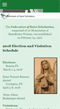 Mobile Screenshot of federationofsaintscholastica.org